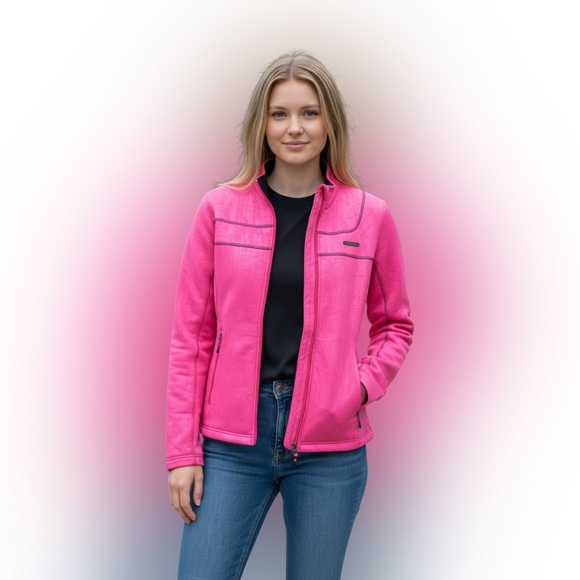 Under Armour Women's Vibrant Pink Utility Jacket - Picture 2 of 7